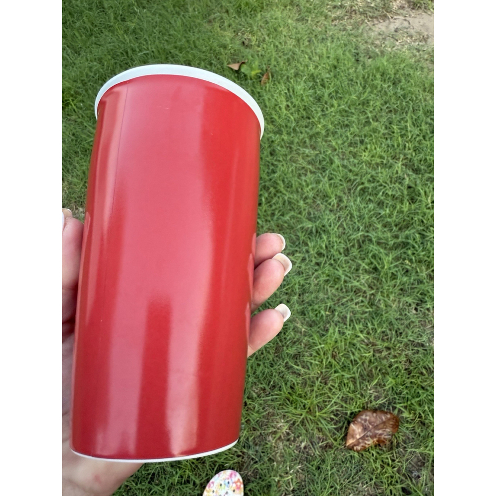 Starbucks Red Ceramic Tumbler 2016 Writable 12oz with Lid 12oz 355ml - Picture 3 of 8